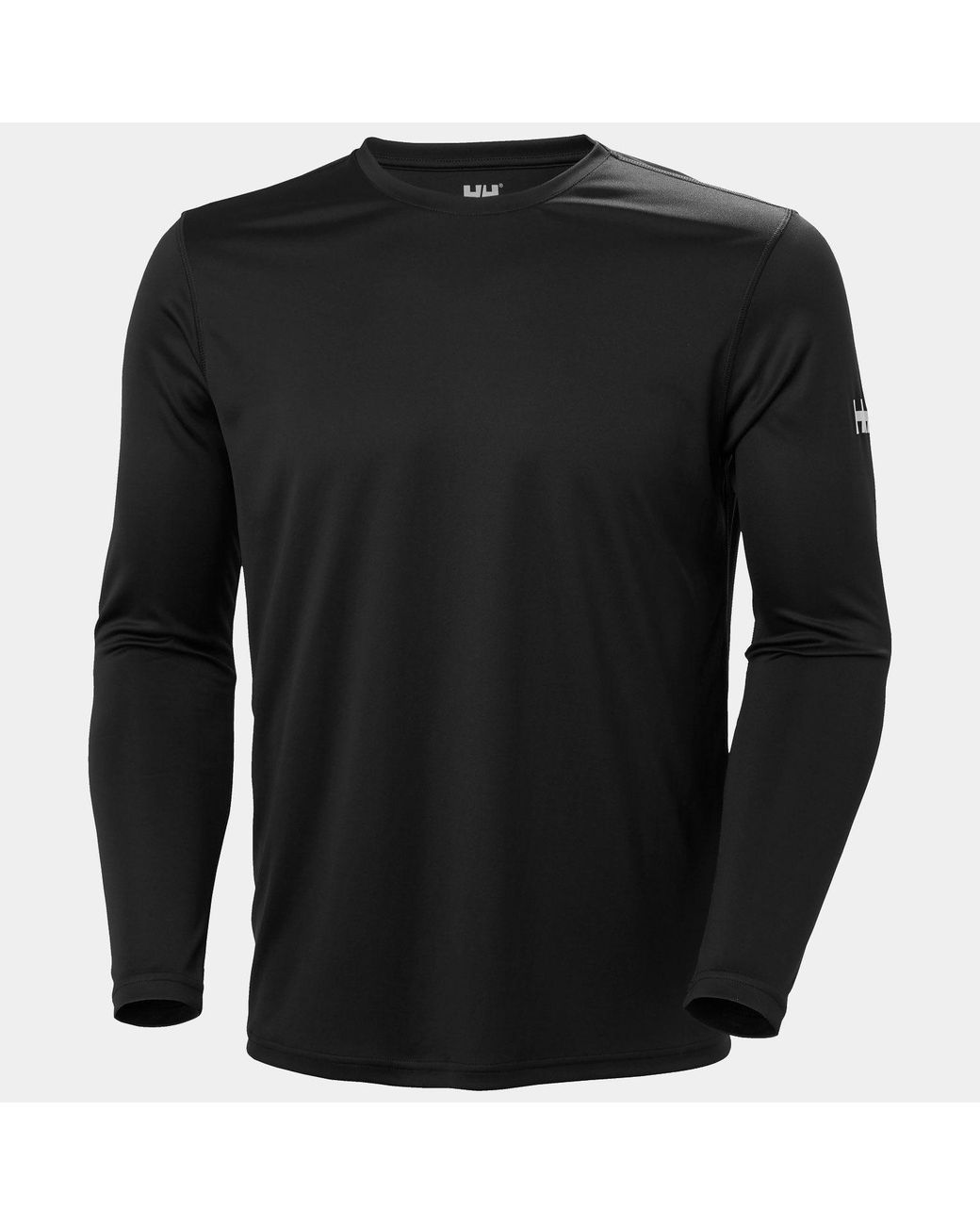 Helly Hansen Black Tech Crew Long Sleeve 2.0 for men