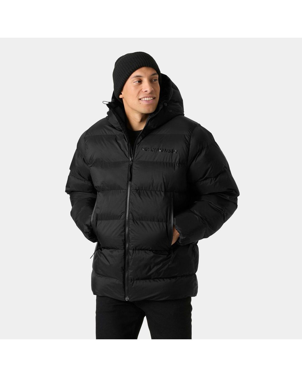 Helly Hansen Black Stride Puffy Parka for men