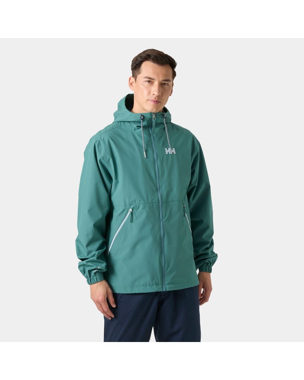 Sandoy Rain Jacket Hombre Helly Hansen de hombre de color Green