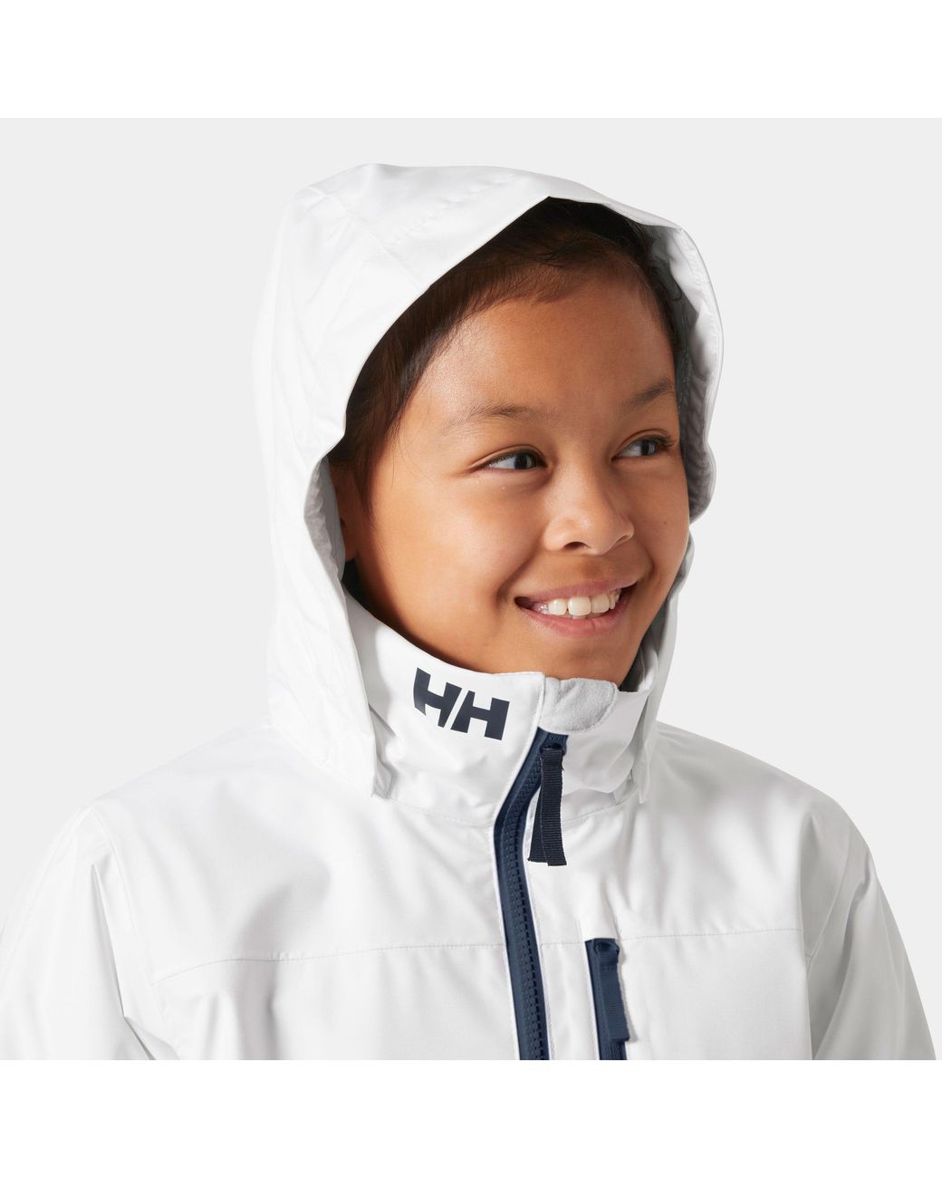 Helly Hansen White Crew Midlayer Jacket 2.0 Junioren