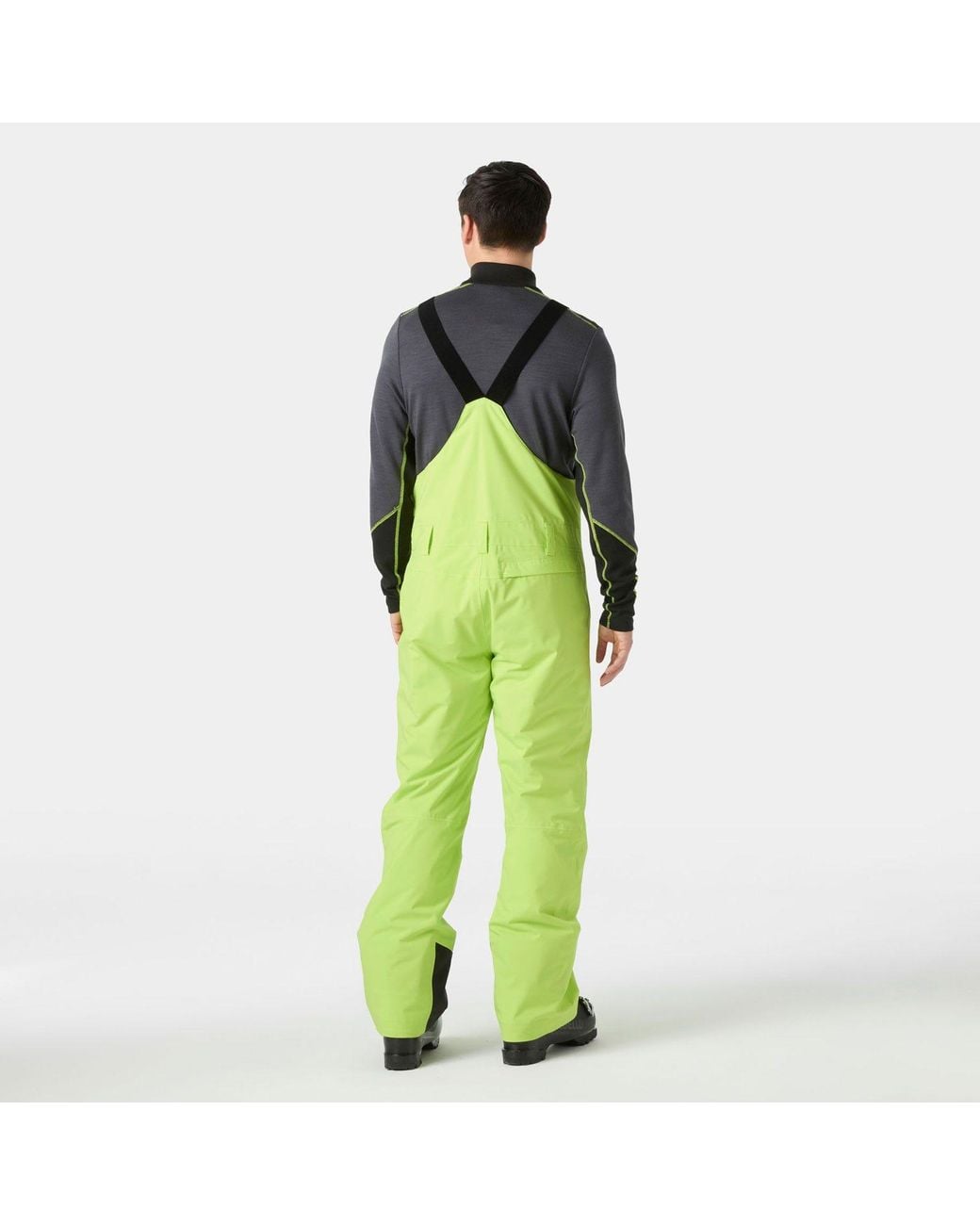 Helly Hansen Green Legendary Insulated Ski Bib Pants for men
