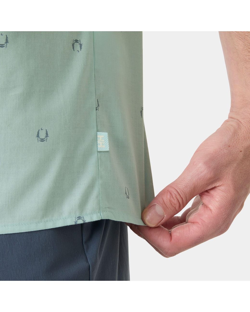 Helly Hansen Green Viken Short Sleeve Shirt for men