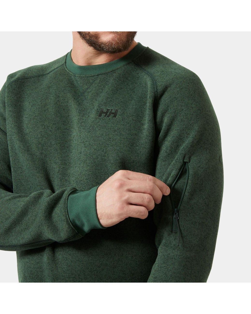 Helly Hansen Green Varde Crewneck for men