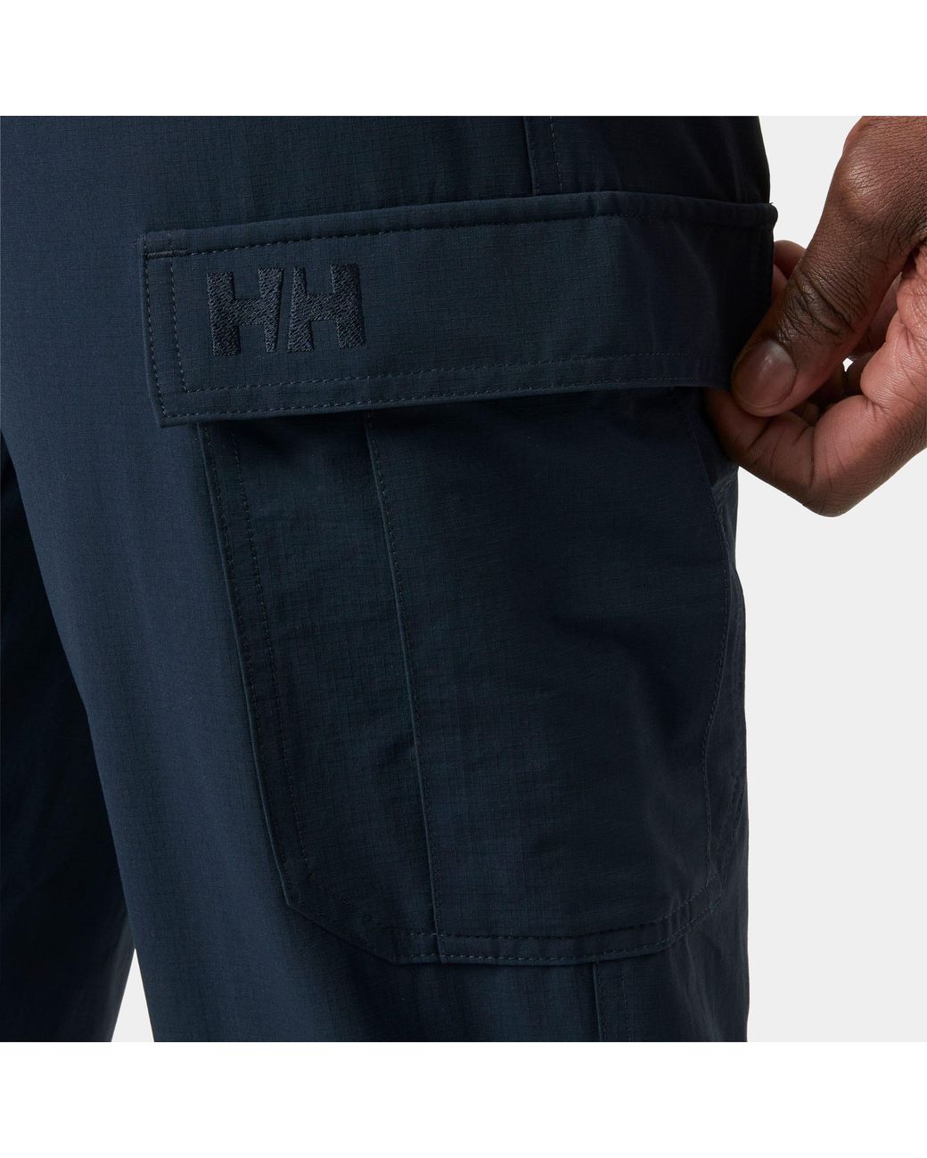 Helly Hansen Blue Quick-Dry Cargo Pants for men