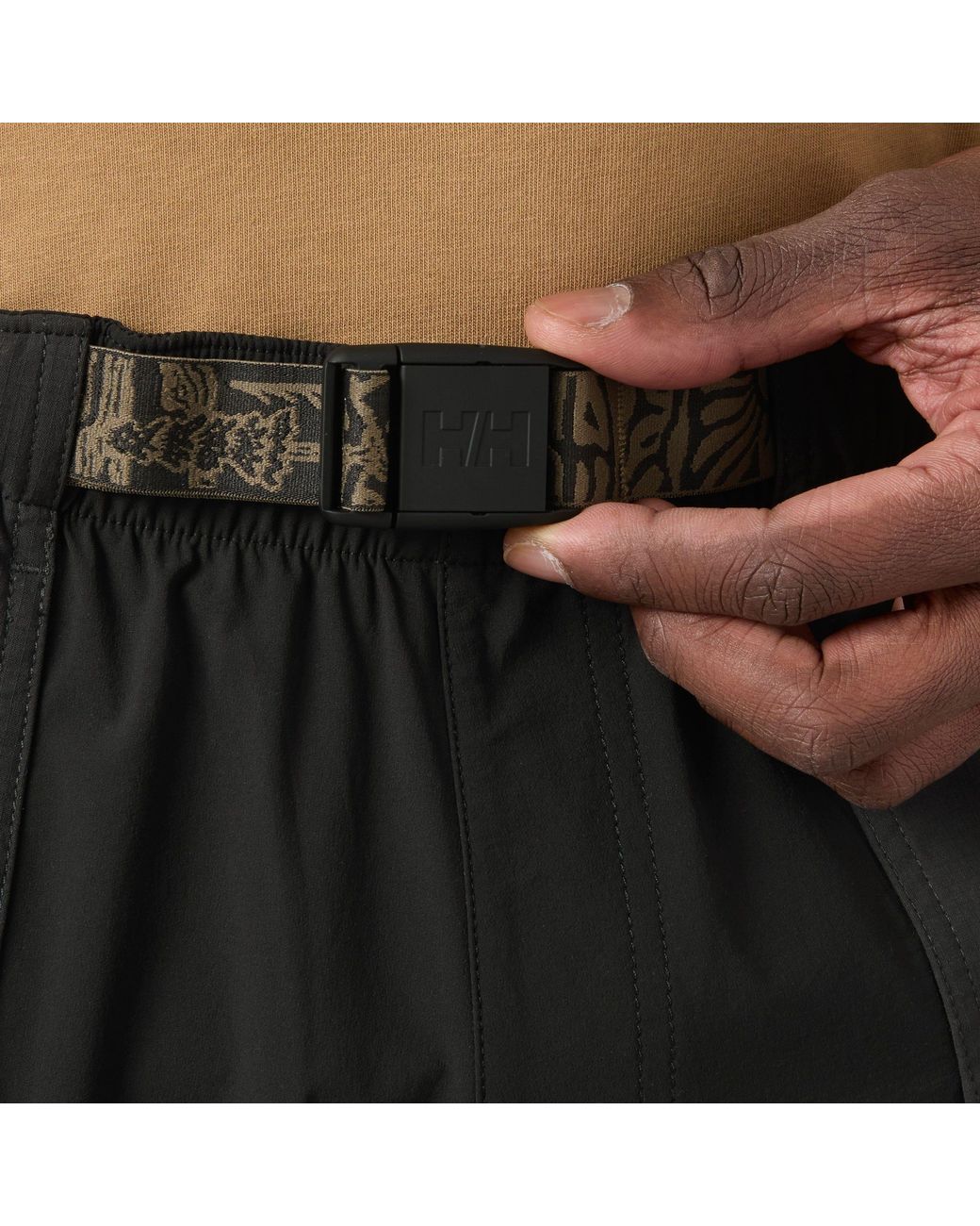 Helly Hansen Black Awe Relaxed Shorts for men