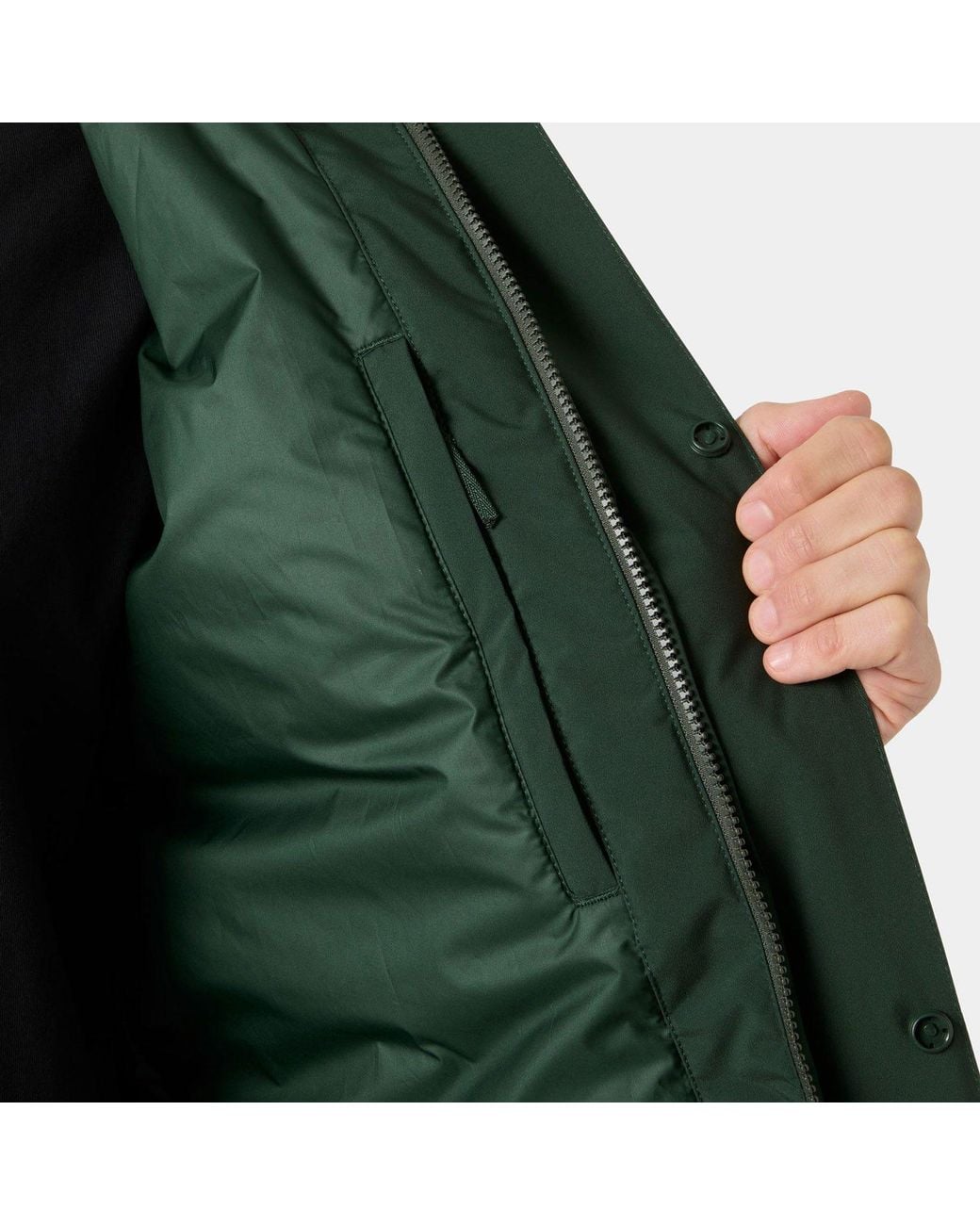 Helly Hansen Green Brussel Insulated Raincoat for men