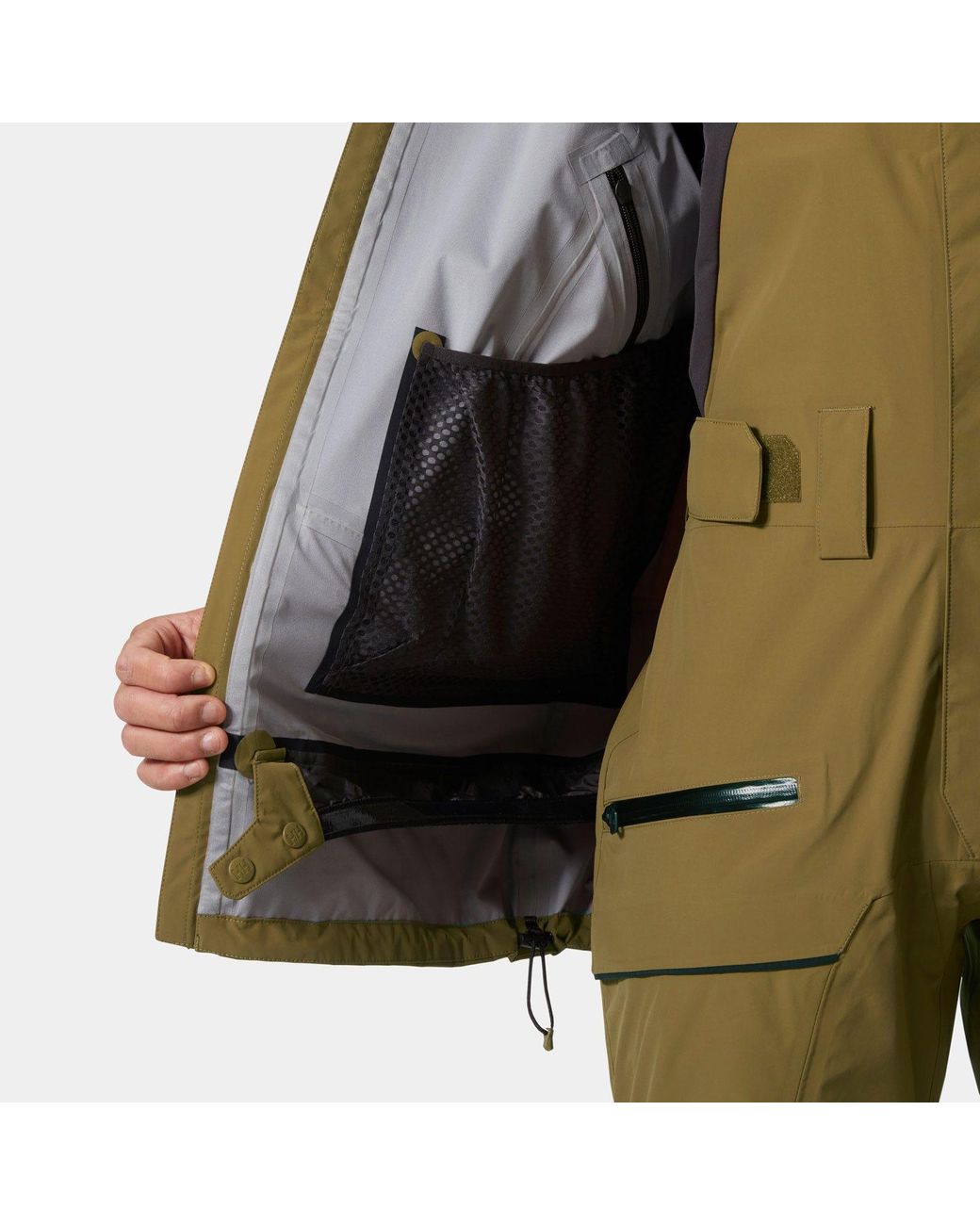 Helly Hansen Green Sogn Tinden Shell Jacket for men