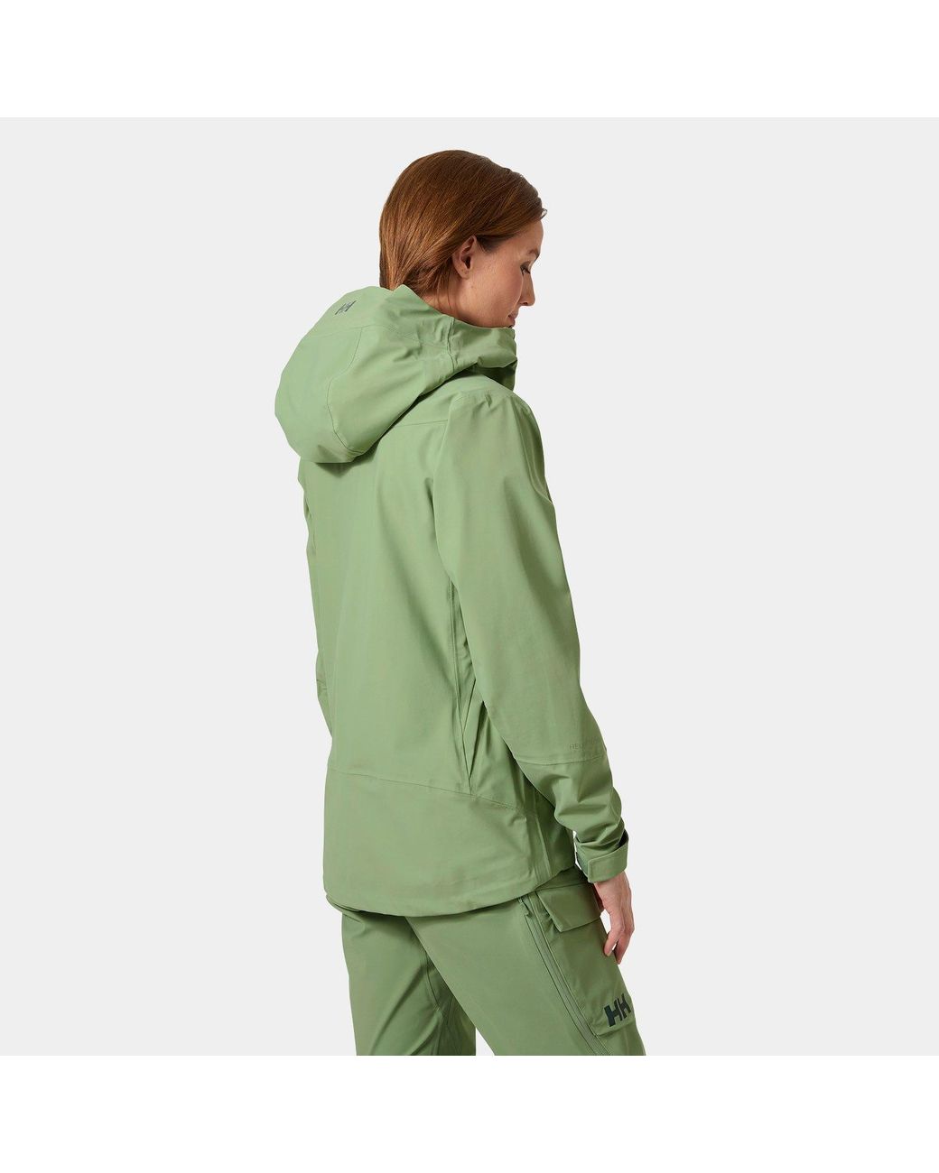 Helly Hansen Green Verglas Backcountry Ski Shell Jacket