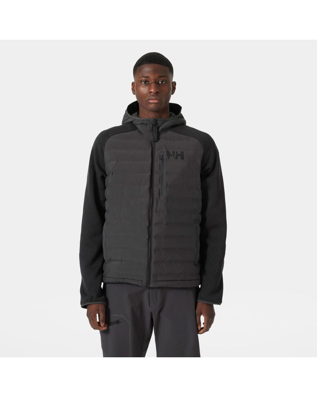 Helly Hansen Black Arctic Ocean Hybrid Insulator for men