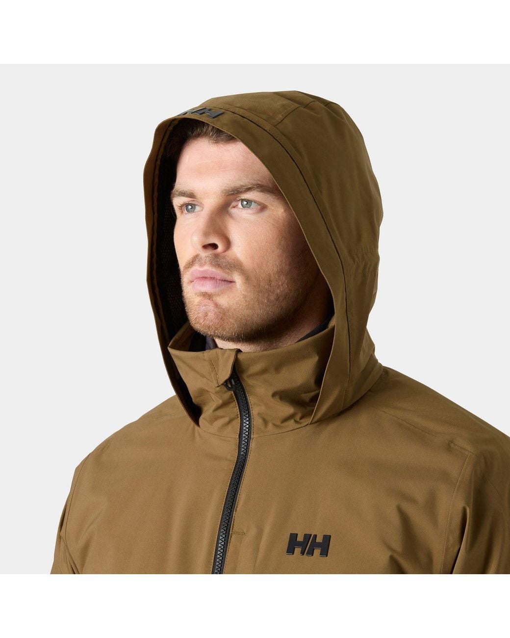 Helly Hansen Brown Hp Racing Lifaloft Hooded Jacket for men