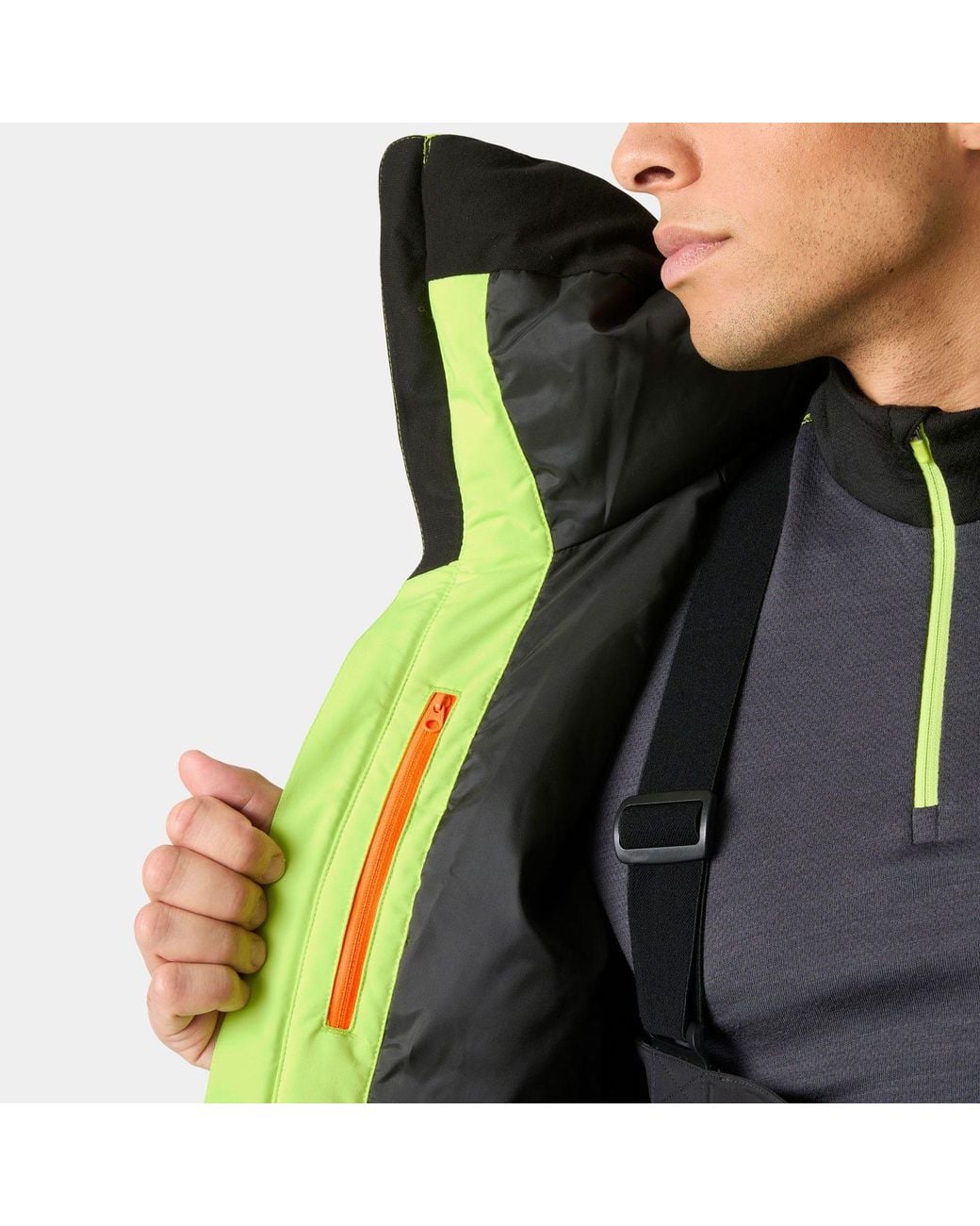 Powderface Ski Jacket di Helly Hansen in Green da Uomo
