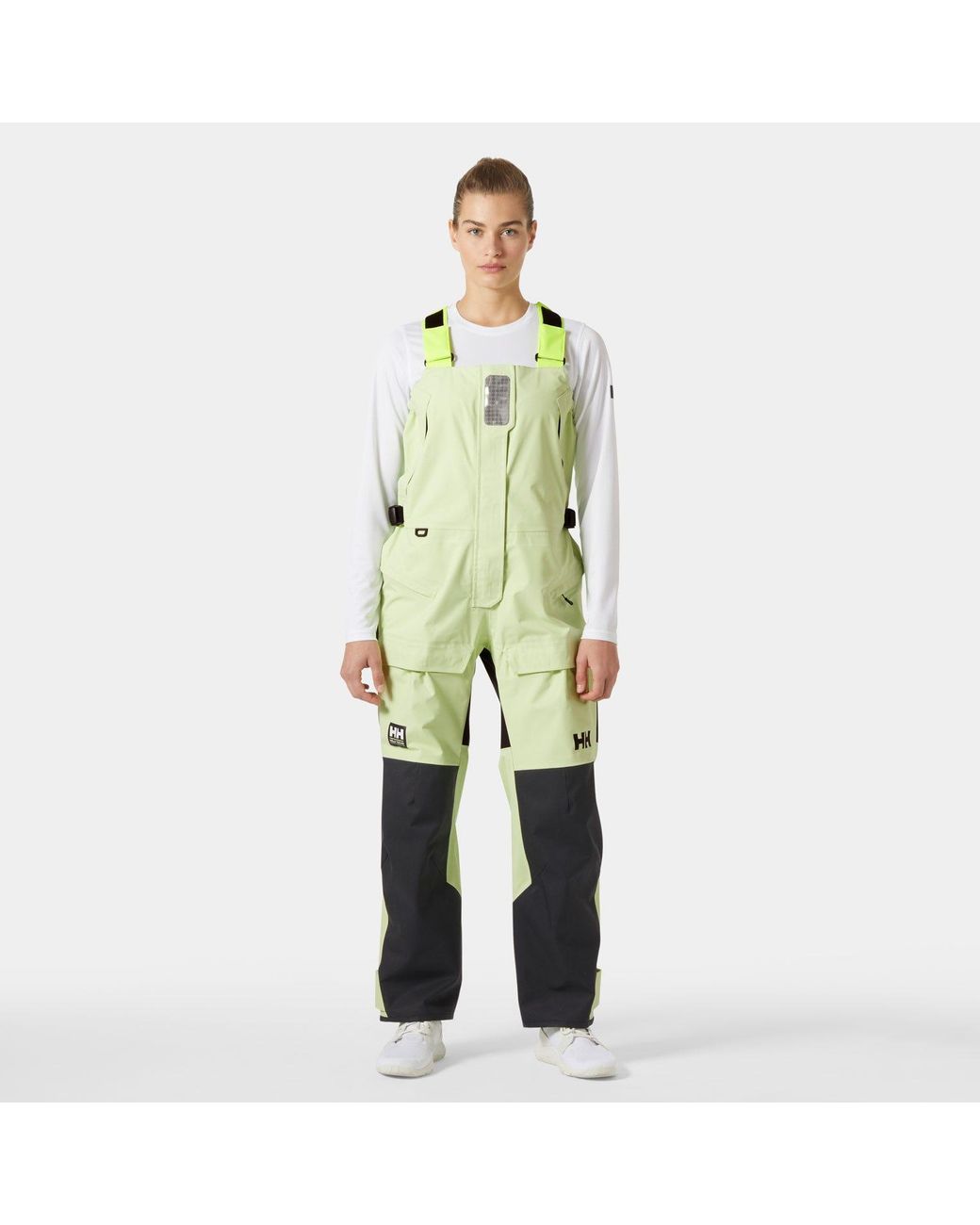 Helly Hansen Green Skagen Pro Sailing Salopette