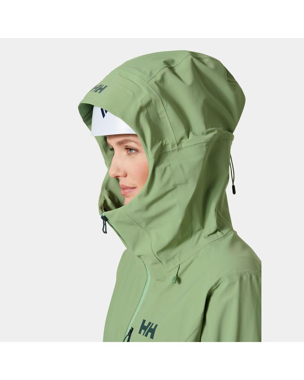Helly Hansen Green Verglas Backcountry Ski Shell Jacket