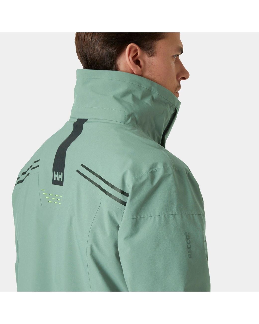 Helly Hansen Green Alpha Infinity Waterproof Ski Jacket for men