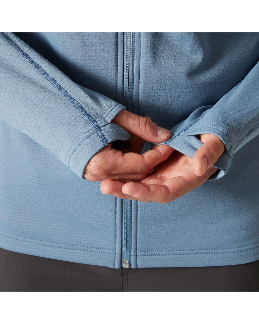 Helly Hansen Blue Versalite Hooded Fleece Jacket for men
