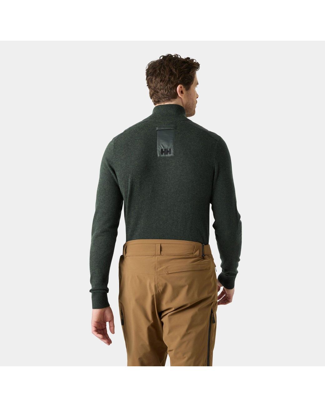 Helly Hansen Green Afton Knitted Half-Zip for men