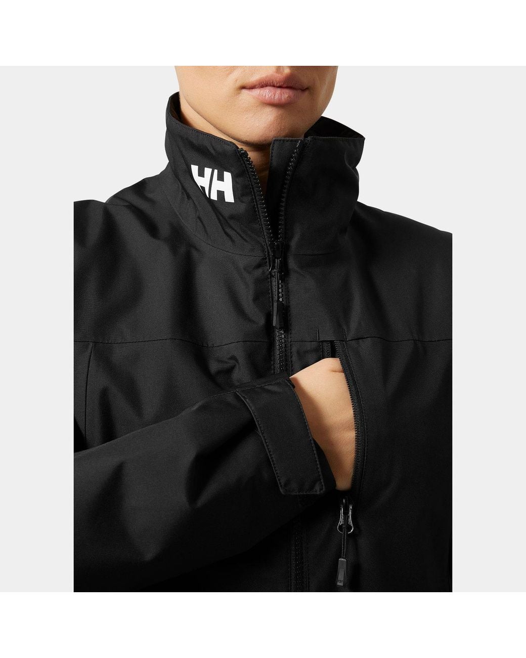 Helly Hansen Black Crew Midlayer Jacket 2.0