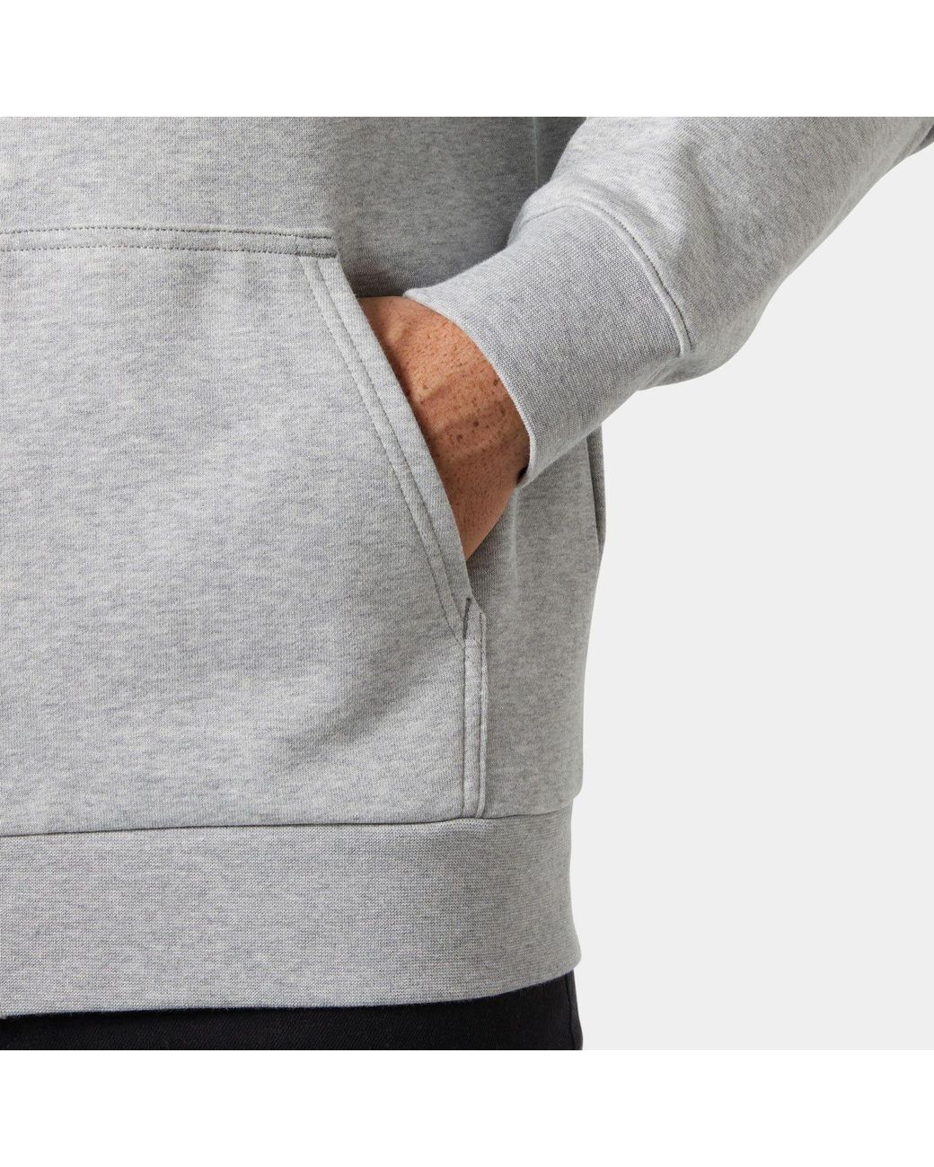 Helly Hansen Gray Logo Full-Zip Hoodie for men