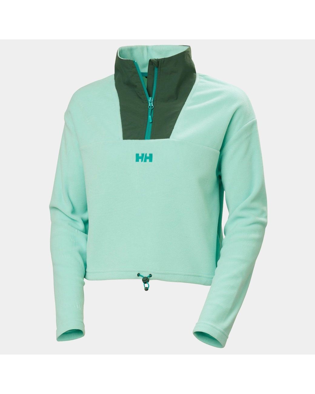 Helly Hansen Green Daybreaker Cropped Fleece