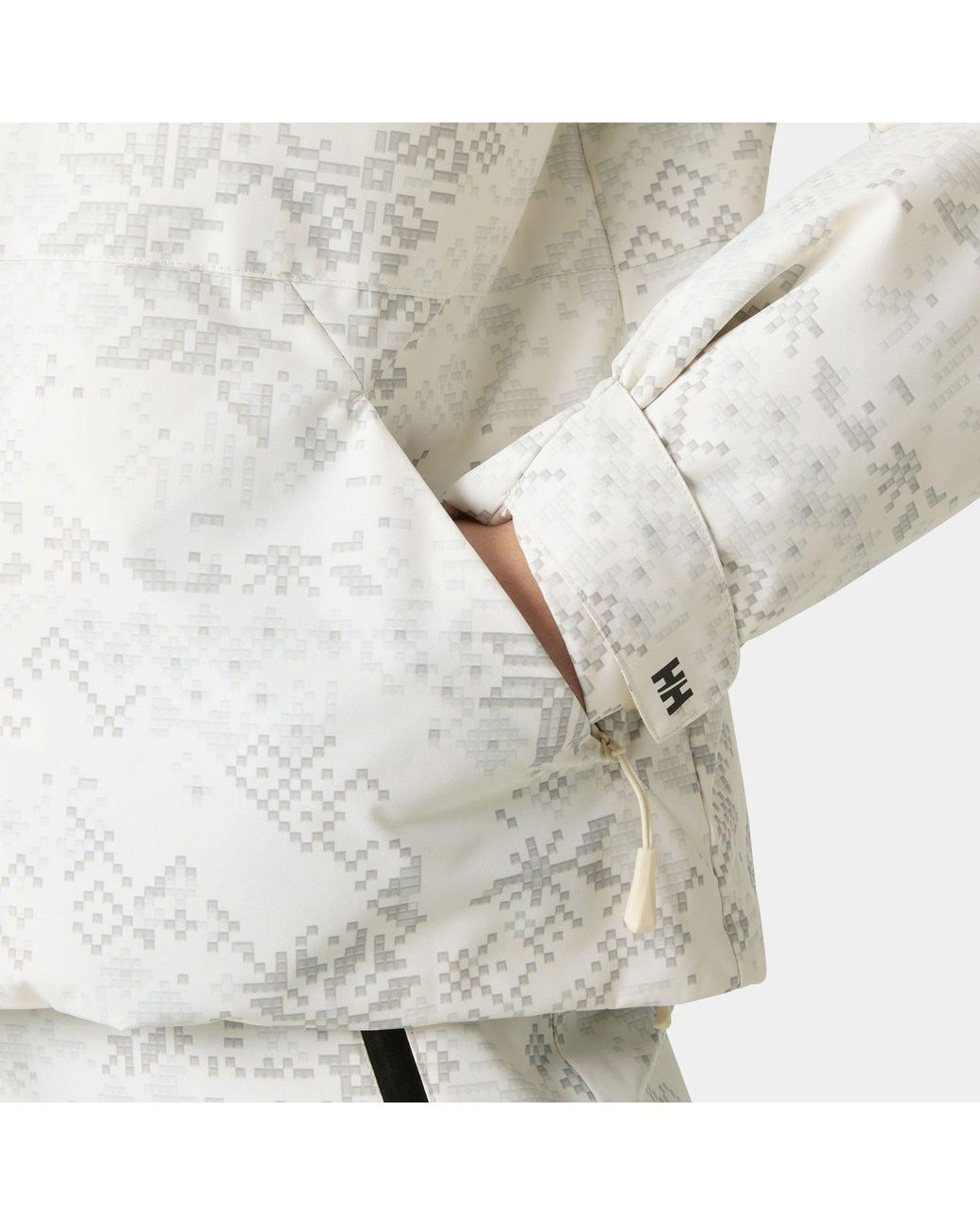 Helly Hansen Gray Nora Short Puffy Ski Jacket