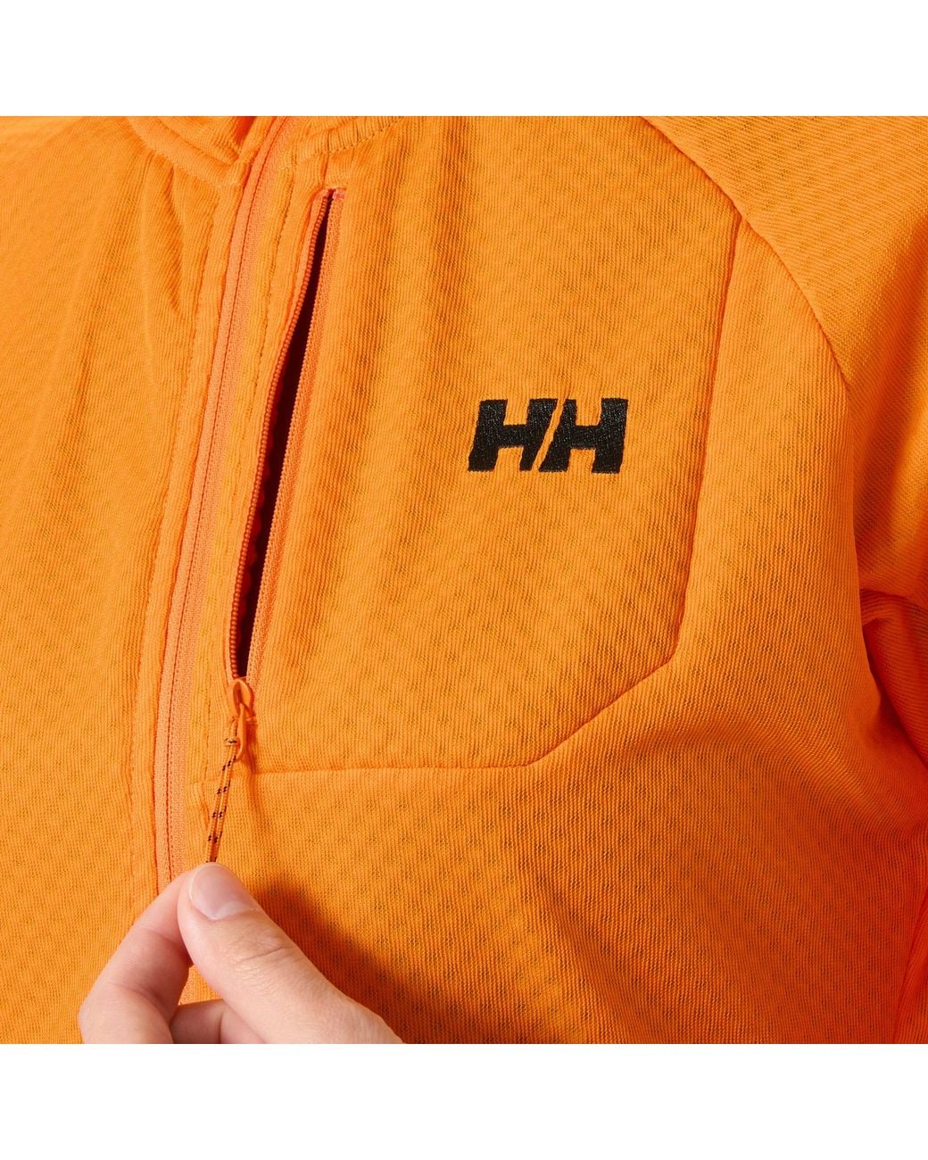 Helly Hansen Orange Odin Breeze Hooded Fleece