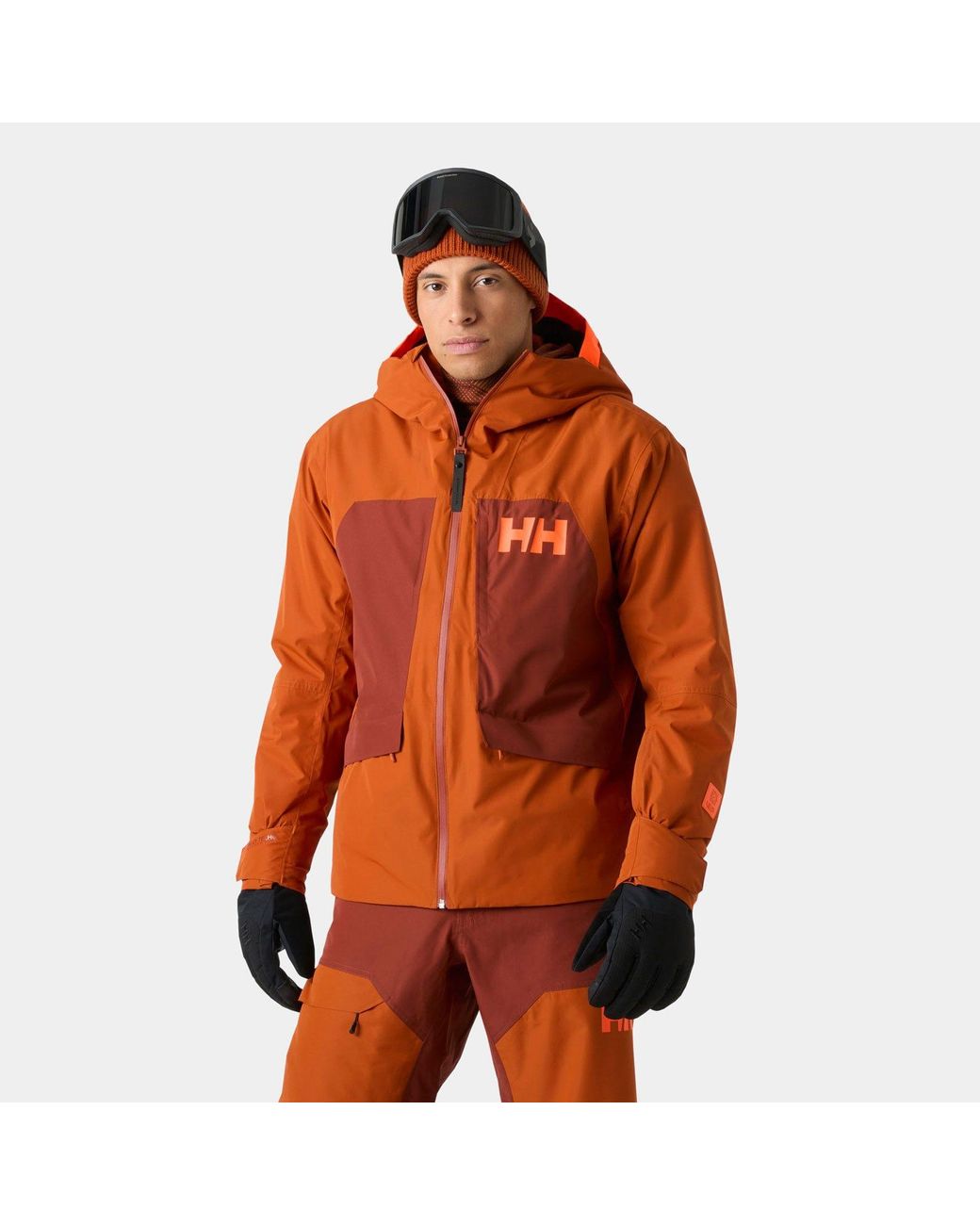 Helly Hansen Orange Emiko Insulated Ski Jacket for men