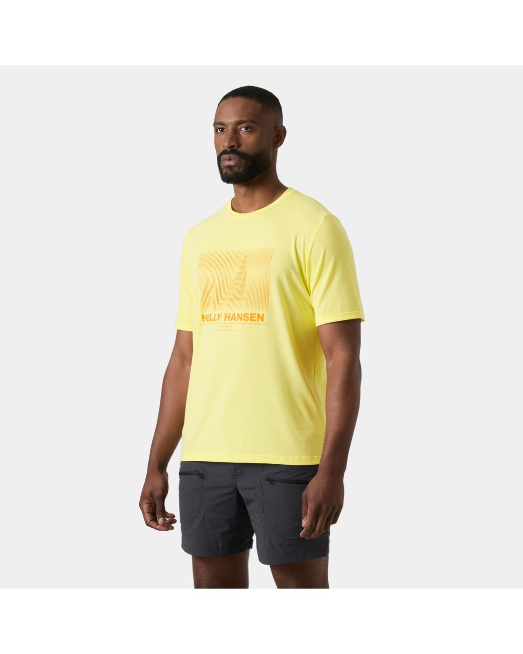 Helly Hansen Yellow Hp Race Sailing T-Shirt for men