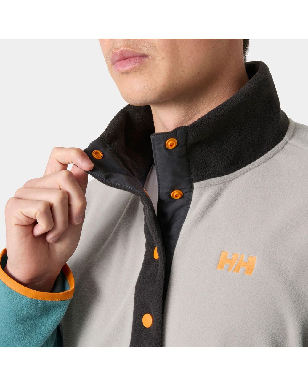 Daybreaker Snap Pullover Verde di Helly Hansen in Green da Uomo