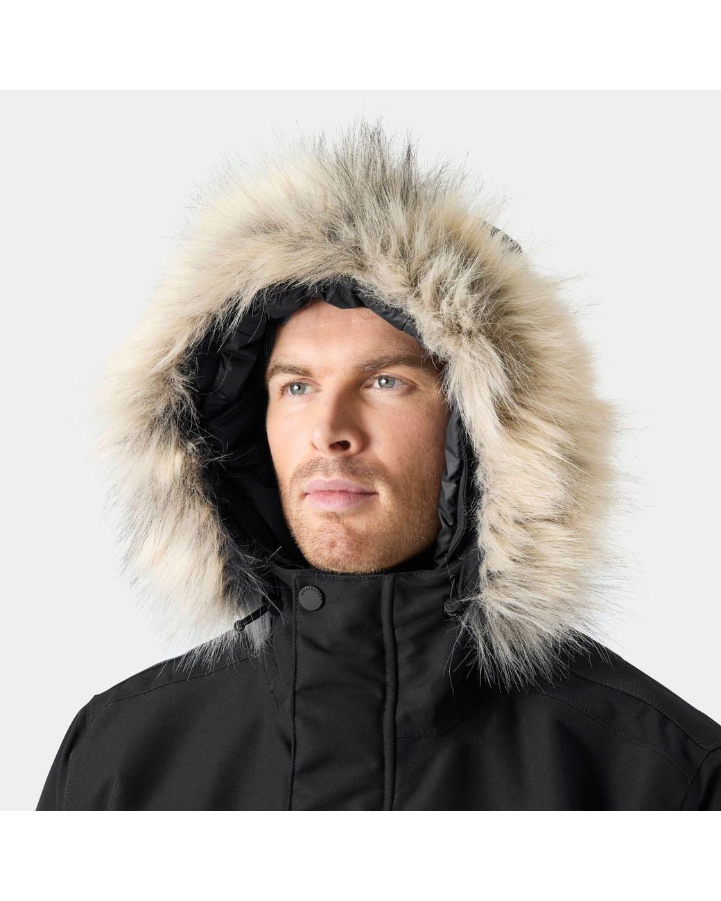 Helly Hansen Black Arctic Boreal Parka for men