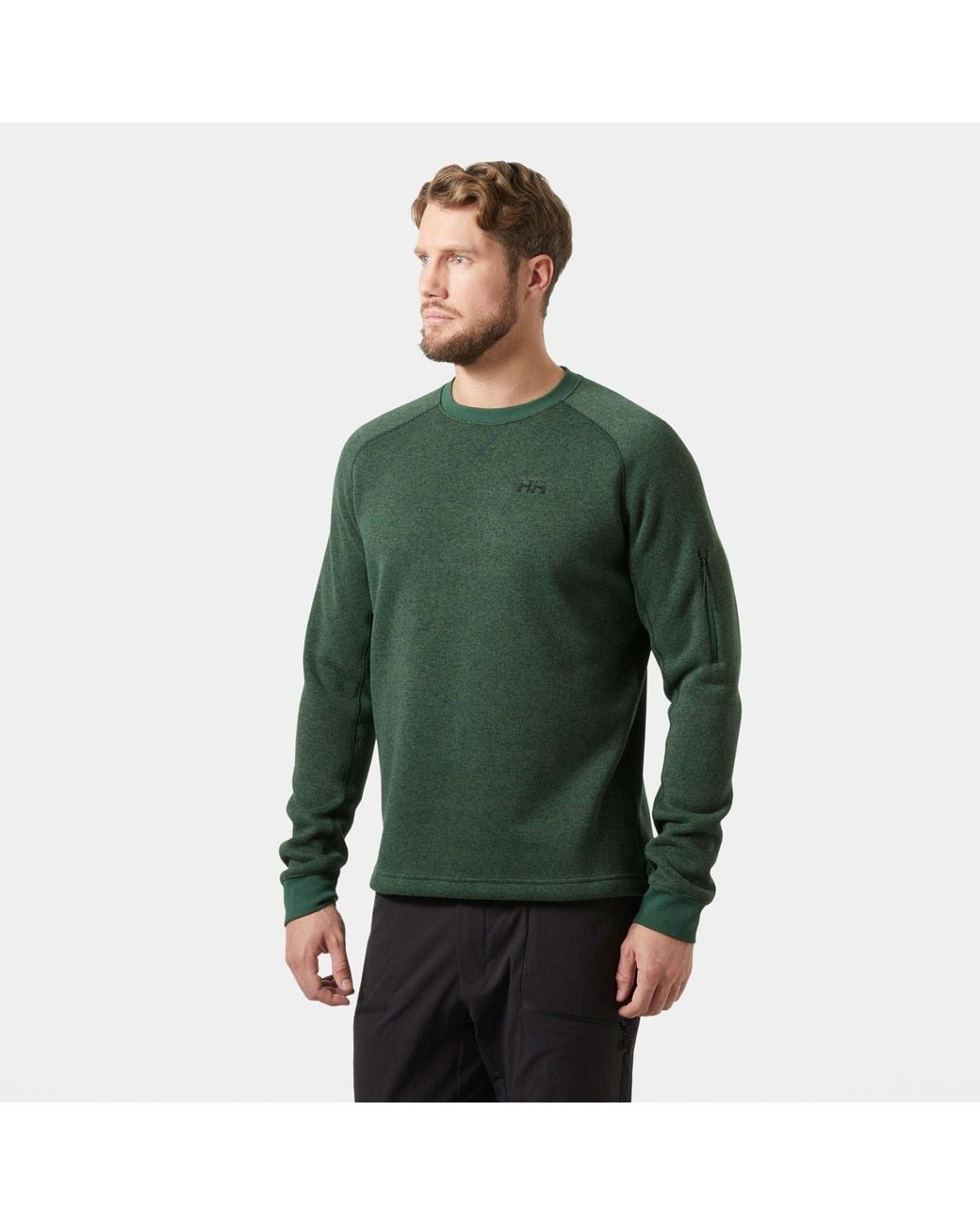 Helly Hansen Green Varde Crewneck for men