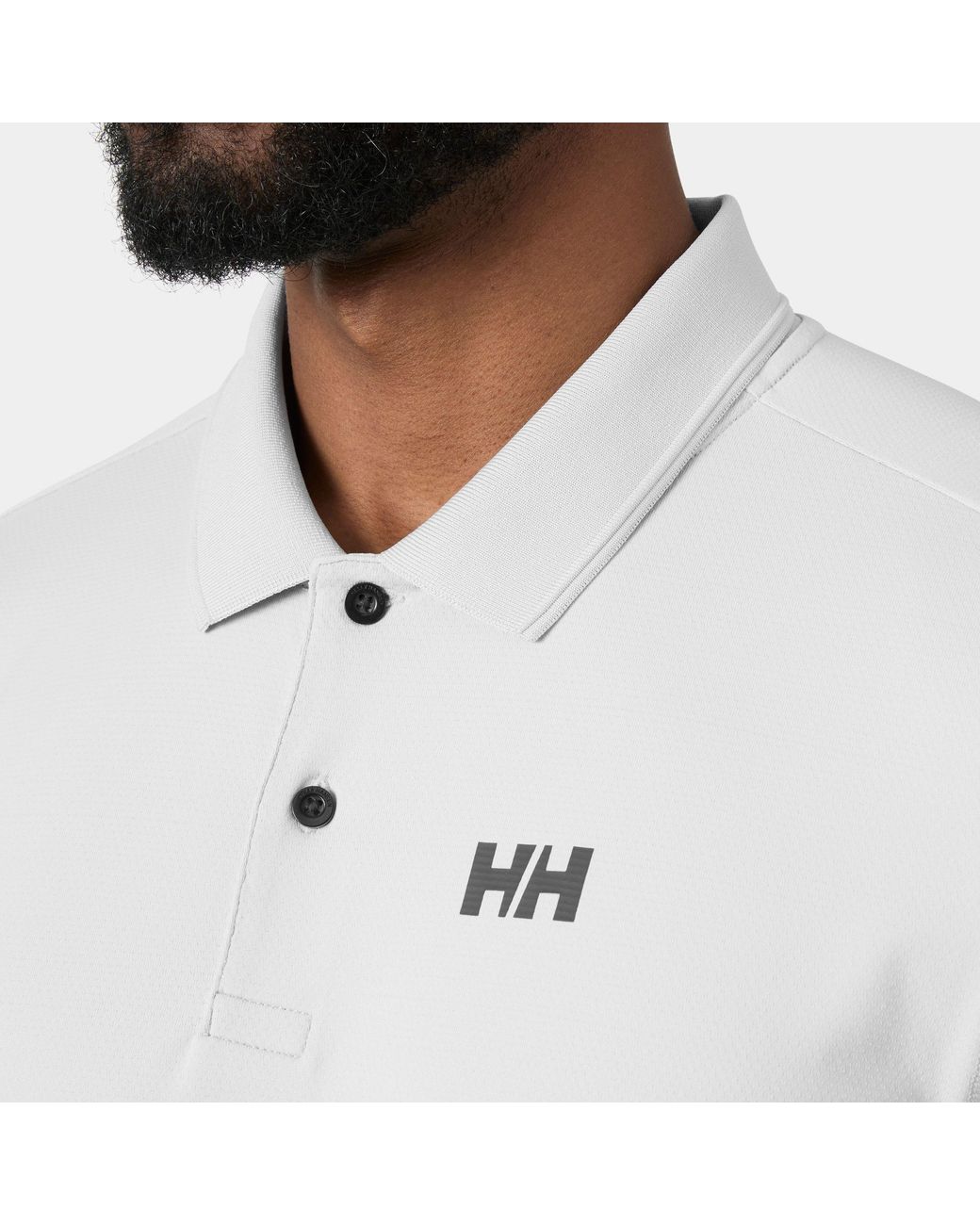 Helly Hansen White Hp Salina Polo for men