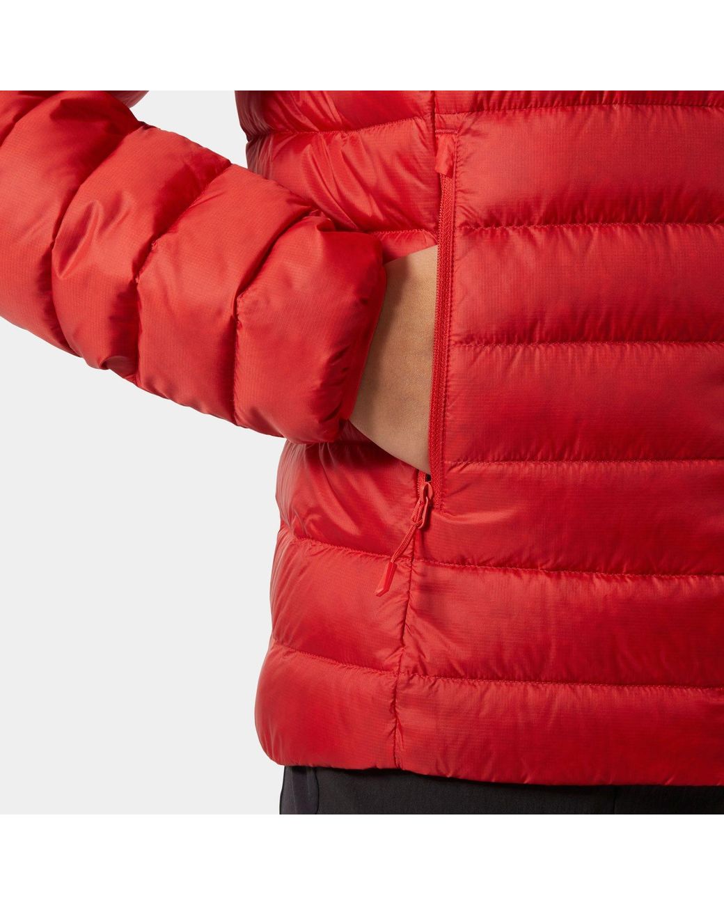 Helly Hansen Red Verglas Hooded Down Jacket 2.0