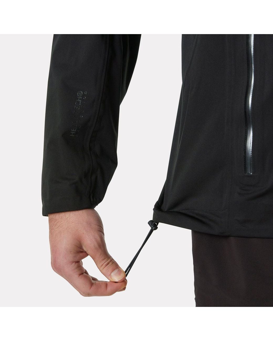 Helly Hansen Black Momentum 3-Layer Stretch Jacket for men