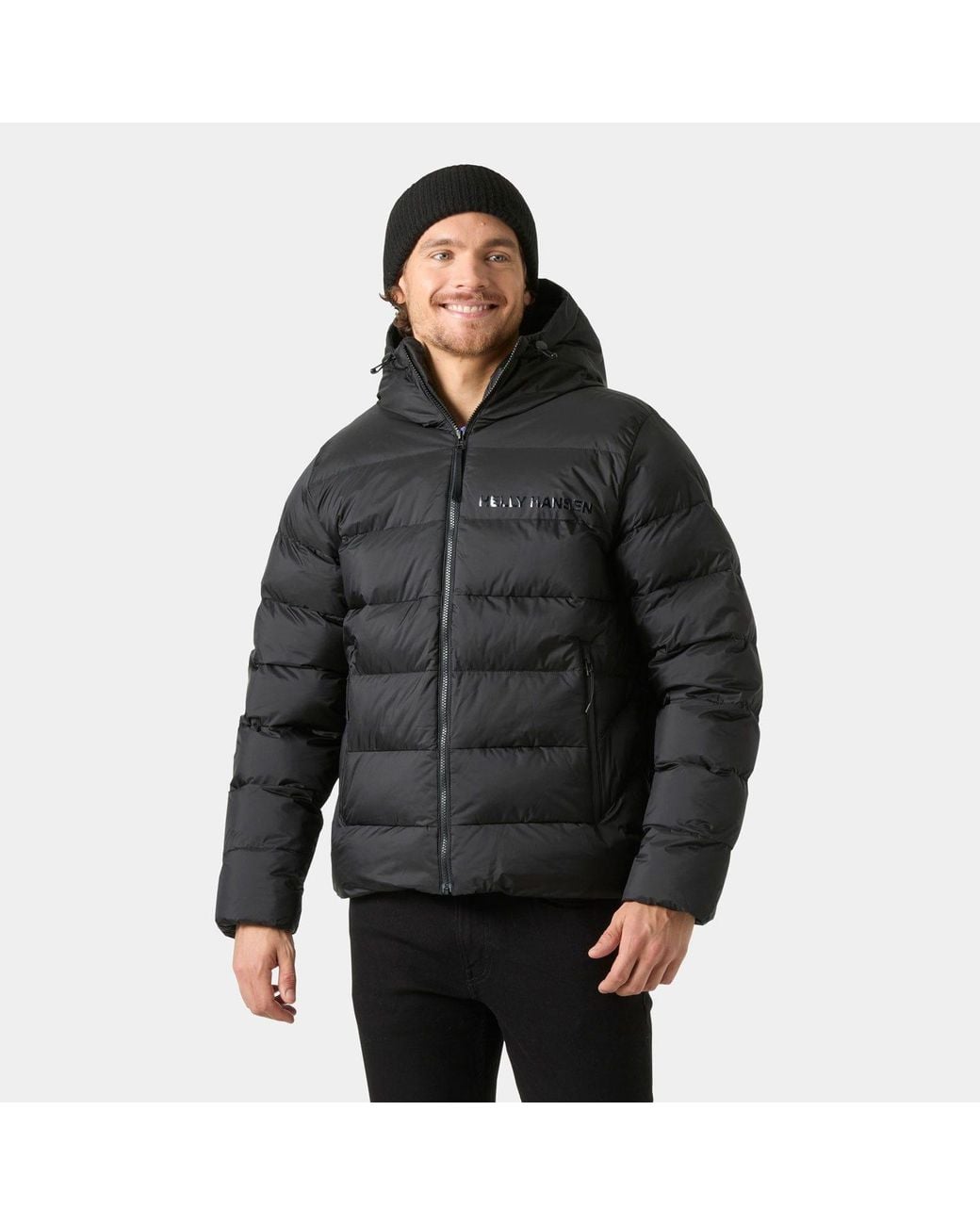 Stride Puffy Jacket Helly Hansen de hombre de color Black
