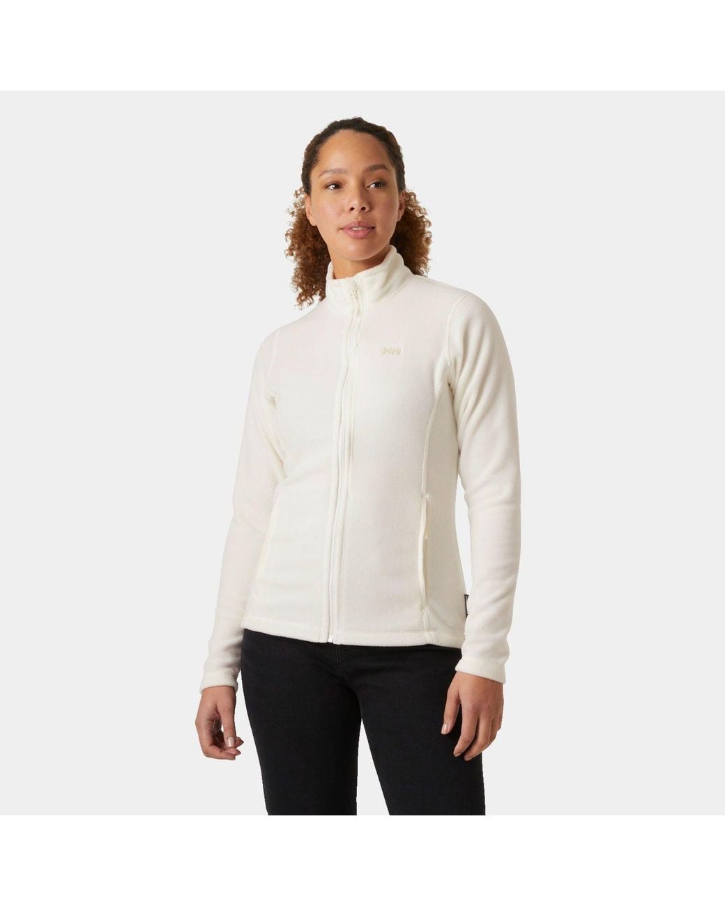 Helly Hansen White Daybreaker Fleece Jacket With Zip