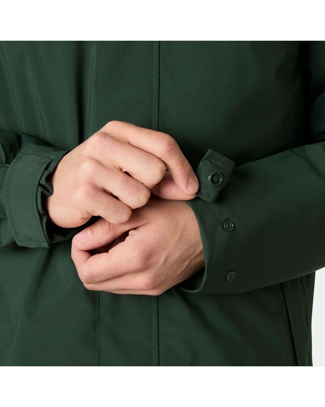 Helly Hansen Green Brussel Insulated Raincoat for men