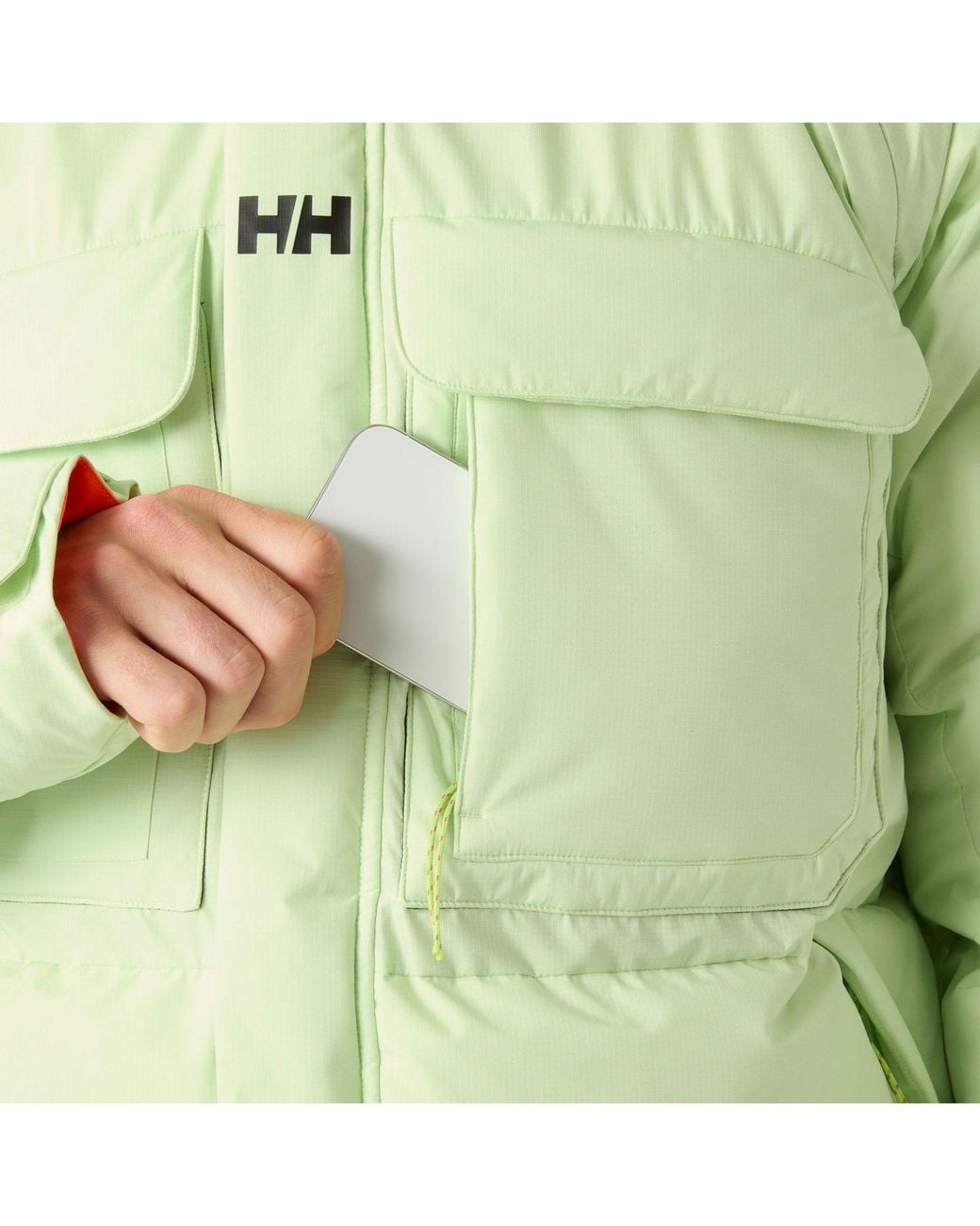 Helly Hansen Green Ullr D Megahertz Puffy Jacket