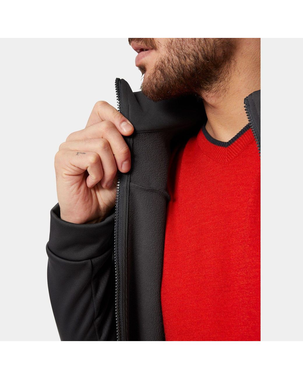 Giacca crew in pile a mano liscia 2xl di Helly Hansen in Black da Uomo