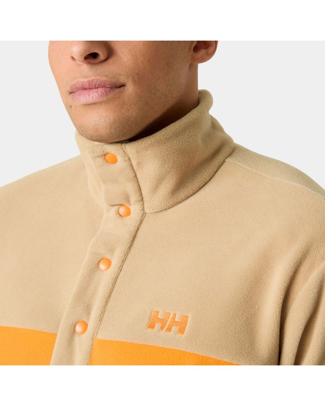 Helly Hansen Gray Daybreaker Hugg Snap Fleece for men