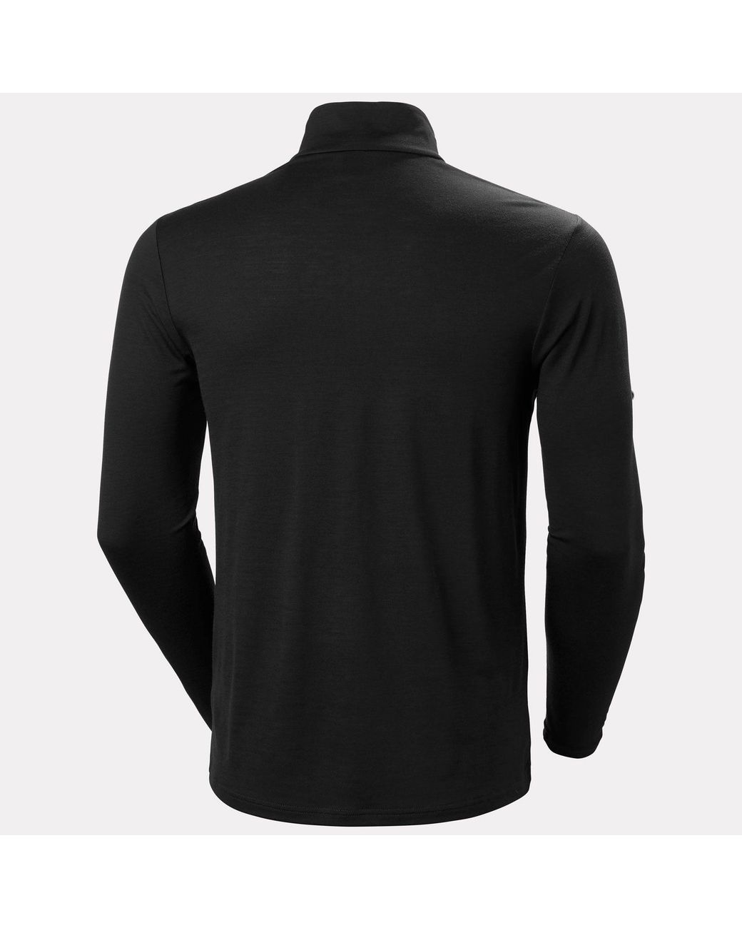 Helly Hansen Black Merino Half-Zip Base Layer for men
