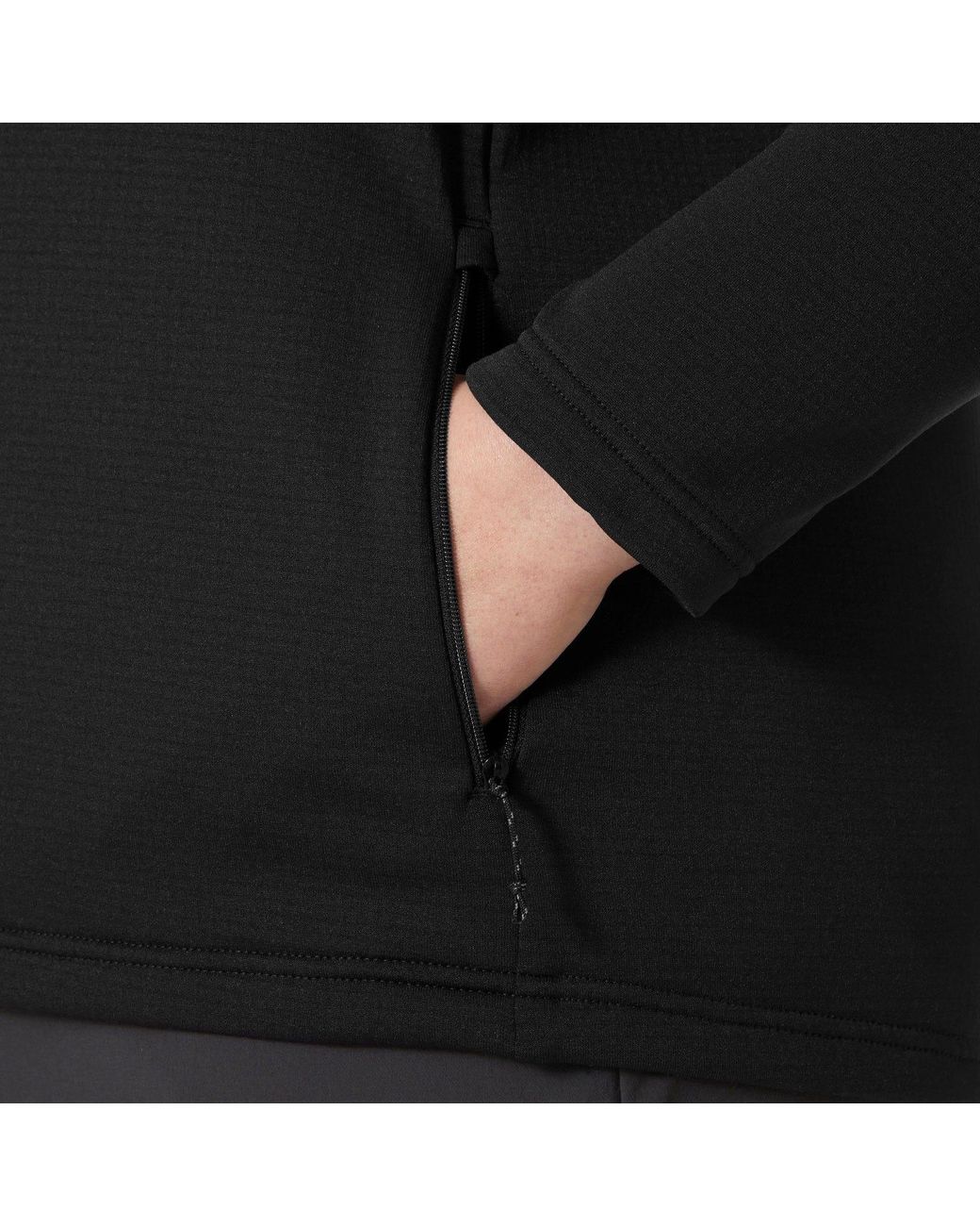 Helly Hansen Black Versalite Fleece Jacket Plus