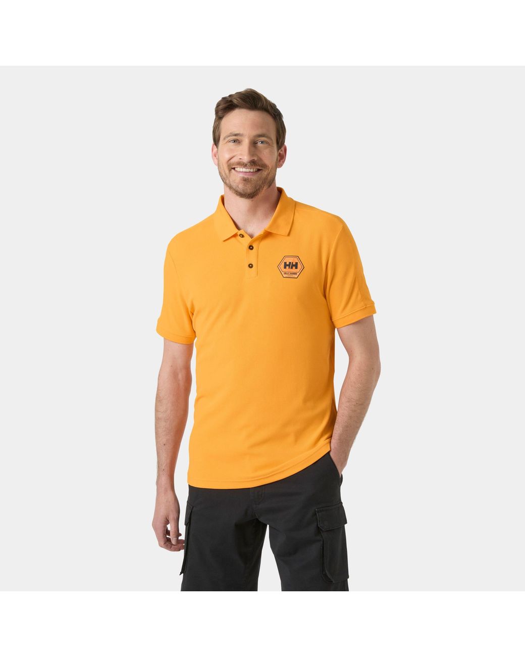 Helly Hansen Orange Hp Race Polo for men