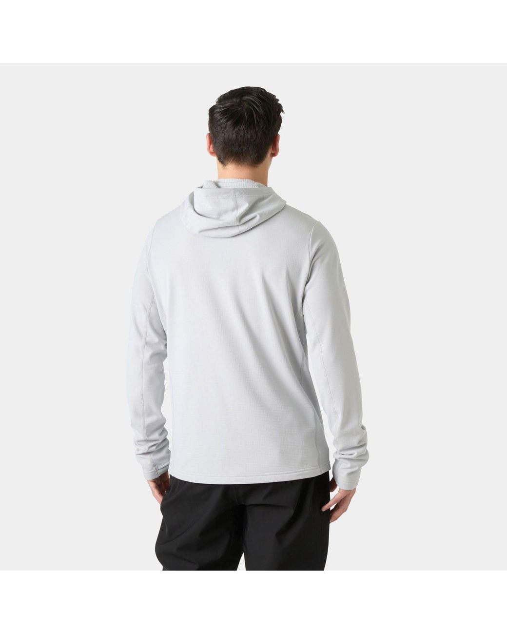 Helly Hansen Gray Versalite Hooded Fleece Jacket for men
