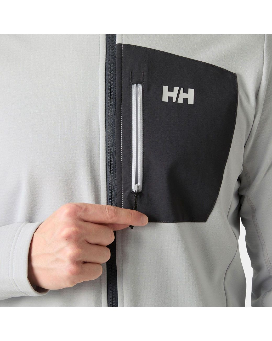 Helly Hansen Gray Versalite Fleece Jacket for men