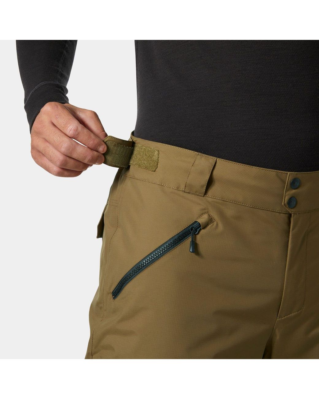Helly Hansen Green Sogn Insulated Cargo Ski Pants for men