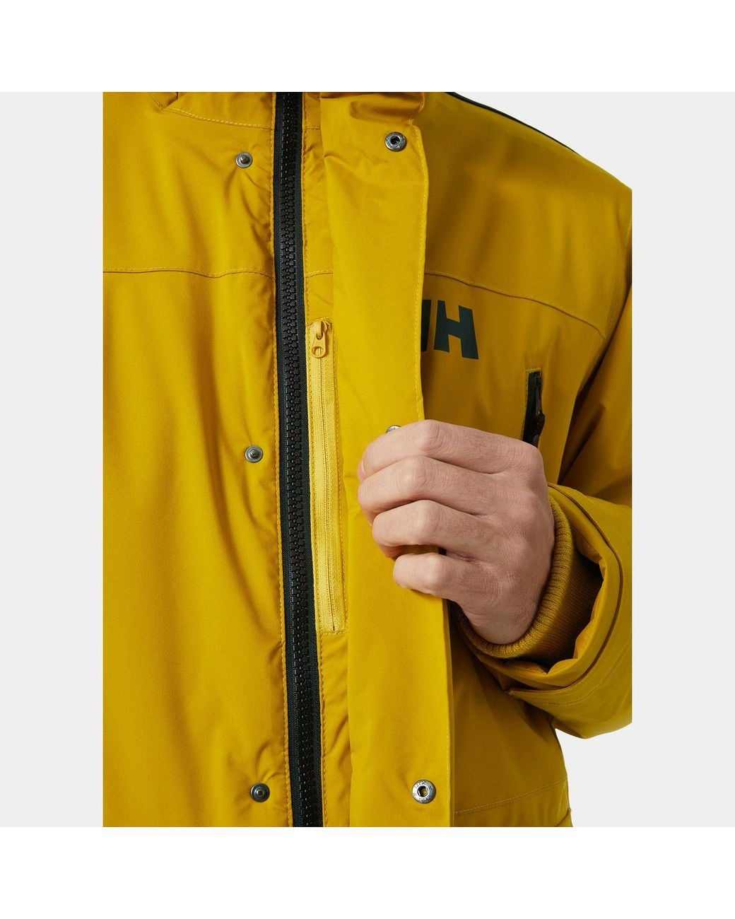 Helly Hansen Yellow Reine Parka Jacket for men