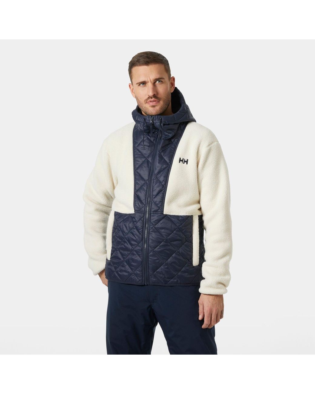 Helly Hansen Blue Stowe Hooded Hybrid Jacket for men