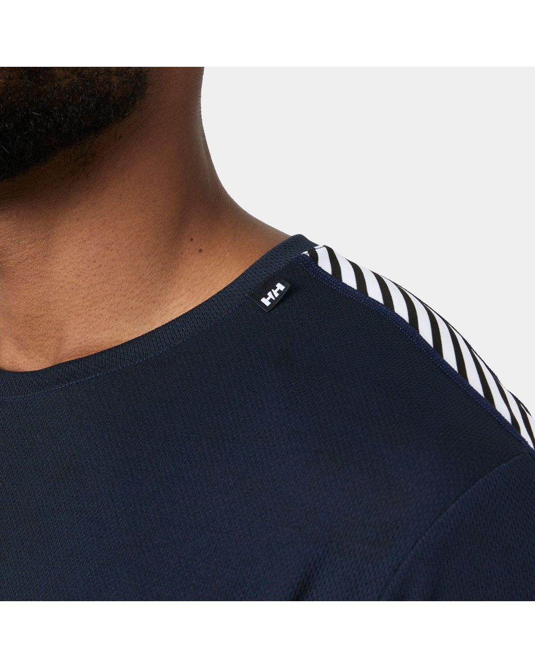 Helly Hansen Blue Hh Lifa Quick-Dry Baselayer Tshirt for men