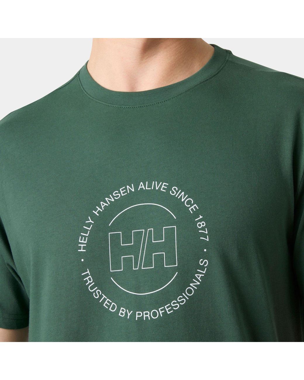 Core Graphic T 2.0 Hombre Helly Hansen de hombre de color Green