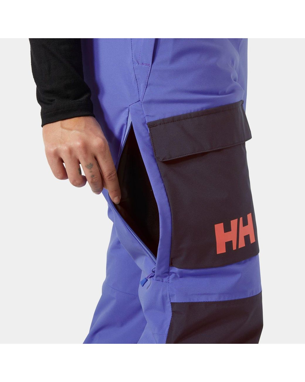 Helly Hansen Blue Switch Cargo Bib Pants for men